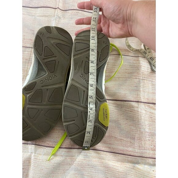 Vionic Venture Women's Neon Green Walking Active Sneaker - 8 - Picture 10 of 11